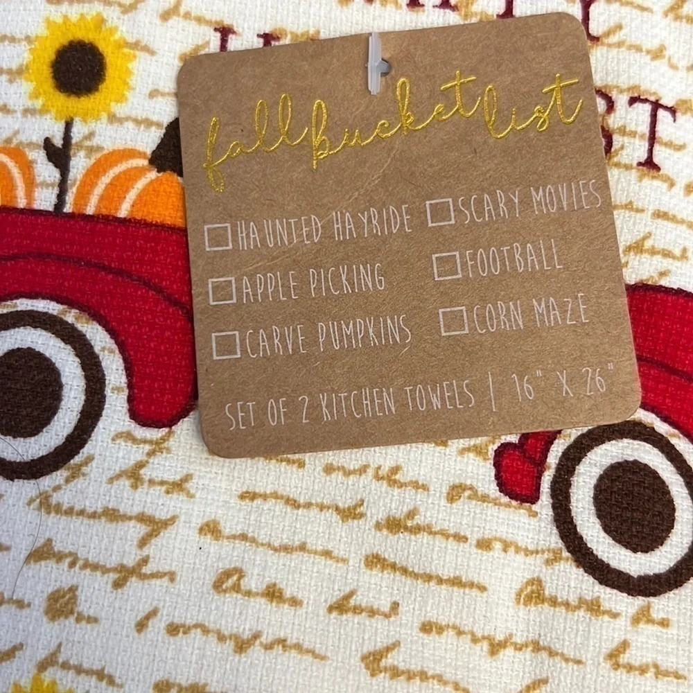 NWT 2 pack Happy Harvest 100% cotton PA